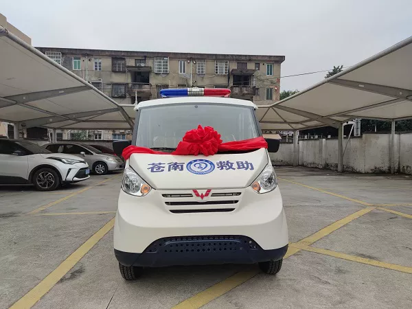 四轮电动巡逻车哪个牌子好-物业管理，一线巡逻安全[五菱]